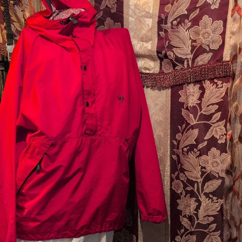 Red Hooded Jacket